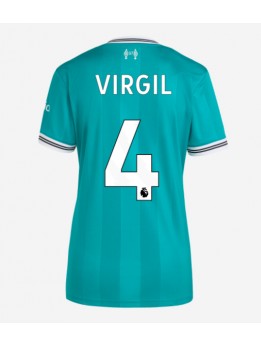 Billige Liverpool Virgil van Dijk #4 Tredjedrakt Dame 2025-26 Kortermet